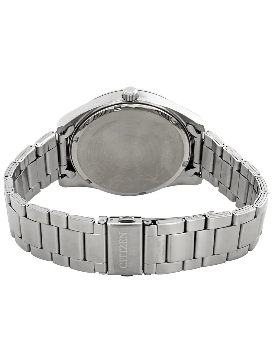 Мужские часы Citizen Quartz с серебристым циферблатом и стальным корпусом BI1030-53A — изображение 3 из 3, оттенок серебряный