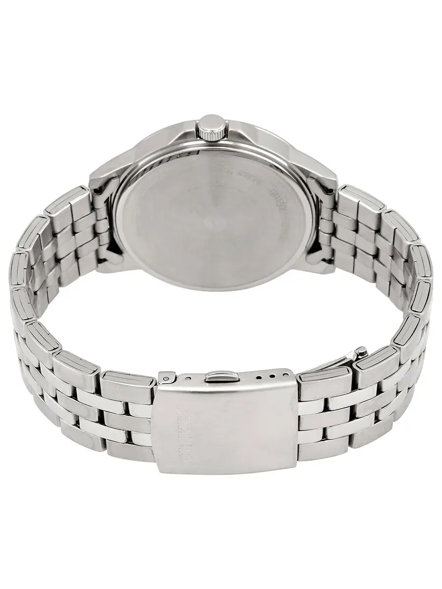 Мужские часы Citizen Quartz с серебристым циферблатом и стальным корпусом BF2011-51A — изображение 3 из 3, оттенок серебряный