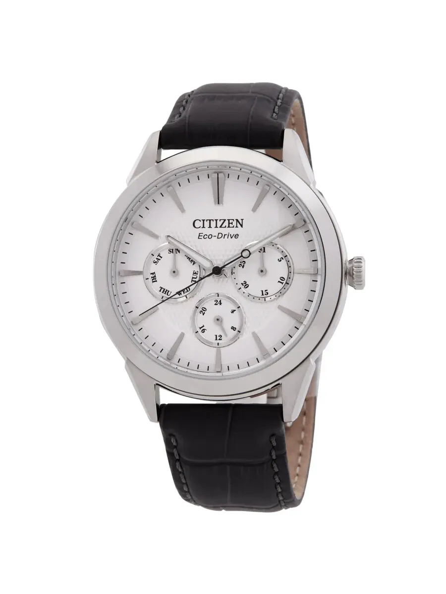 Мужские часы Citizen Rolan Multifunction Eco-Drive с серебристым циферблатом BU2110-01A — изображение 1 из 3
