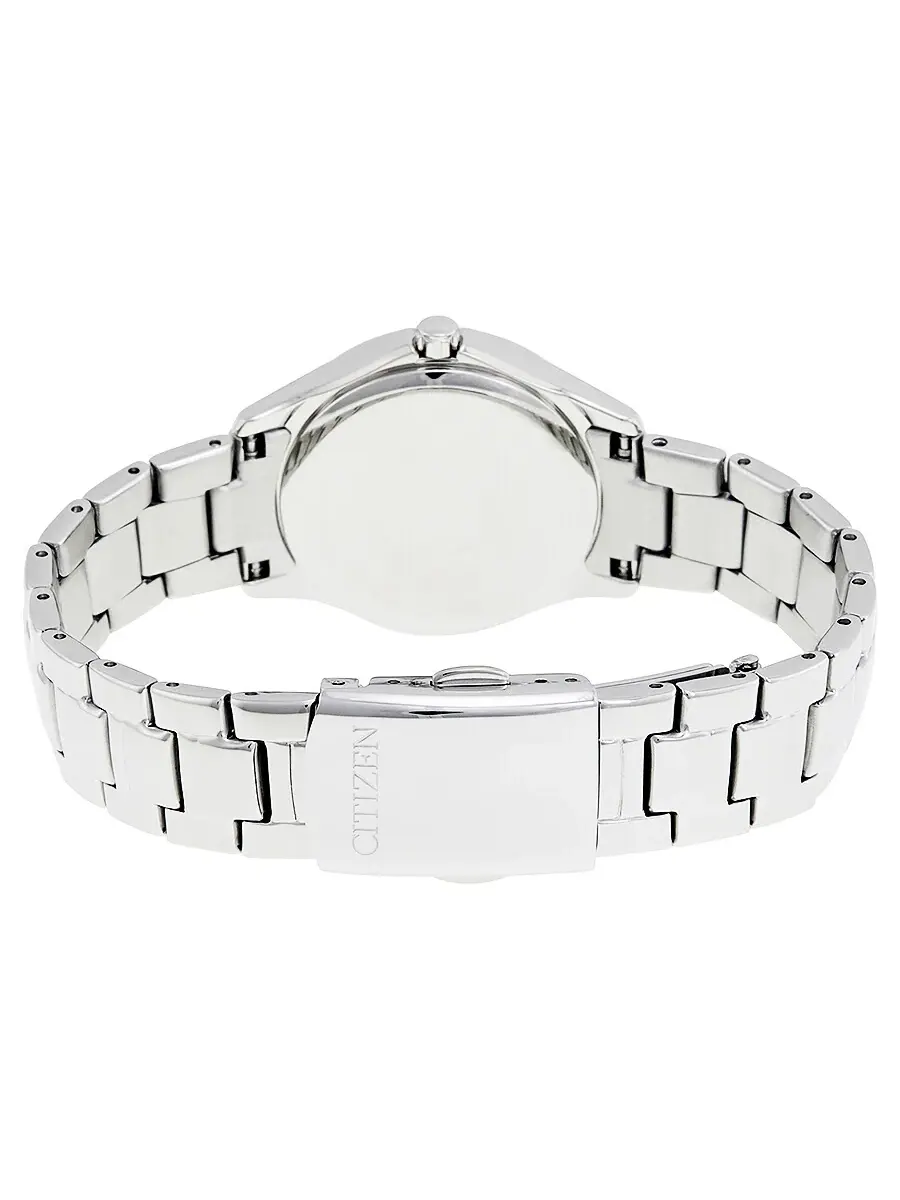Женские часы Citizen Silhouette Crystal Eco-Drive с розовым циферблатом и бриллиантами FE1140-86X — изображение 3 из 3