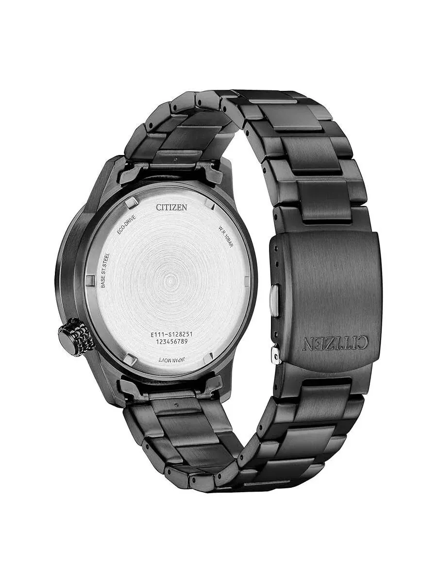 Мужские часы Citizen Weekender Eco-Drive с черным циферблатом BM7555-59E — изображение 2 из 2, оттенок черный