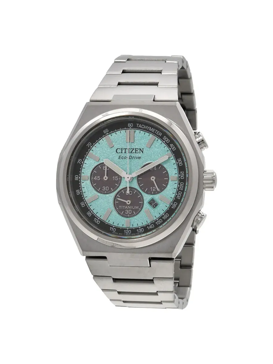 Часы Citizen Zenshin с синим циферблатом Chrono CA4610-85M — изображение 1 из 3, оттенок серебряный