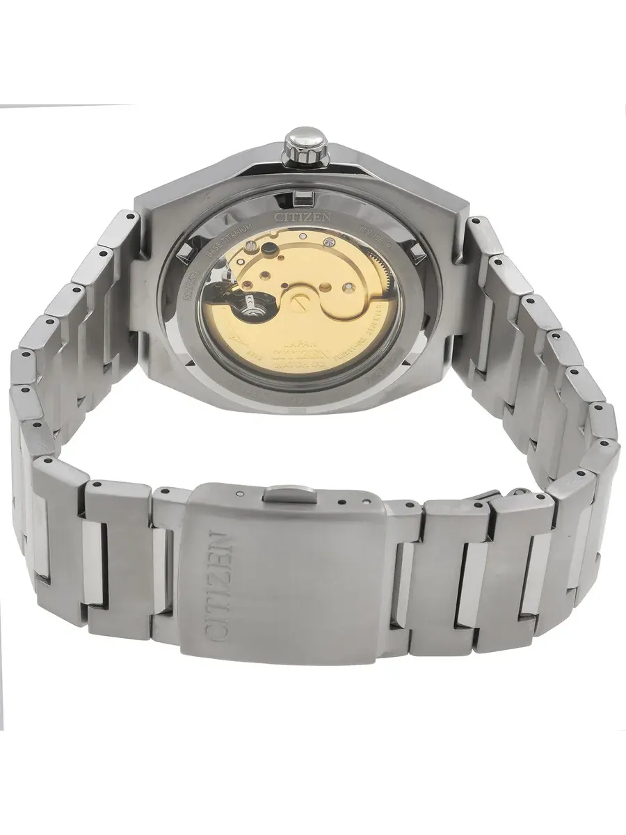 Мужские механические автоматические часы Citizen Zenshin NJ0180-80M — изображение 3 из 3, оттенок серебряный
