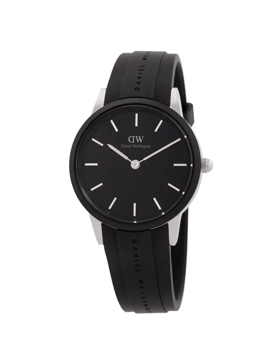 Мужские часы Daniel Wellington Iconic Motion Quartz с черным циферблатом DW00100436 — черный