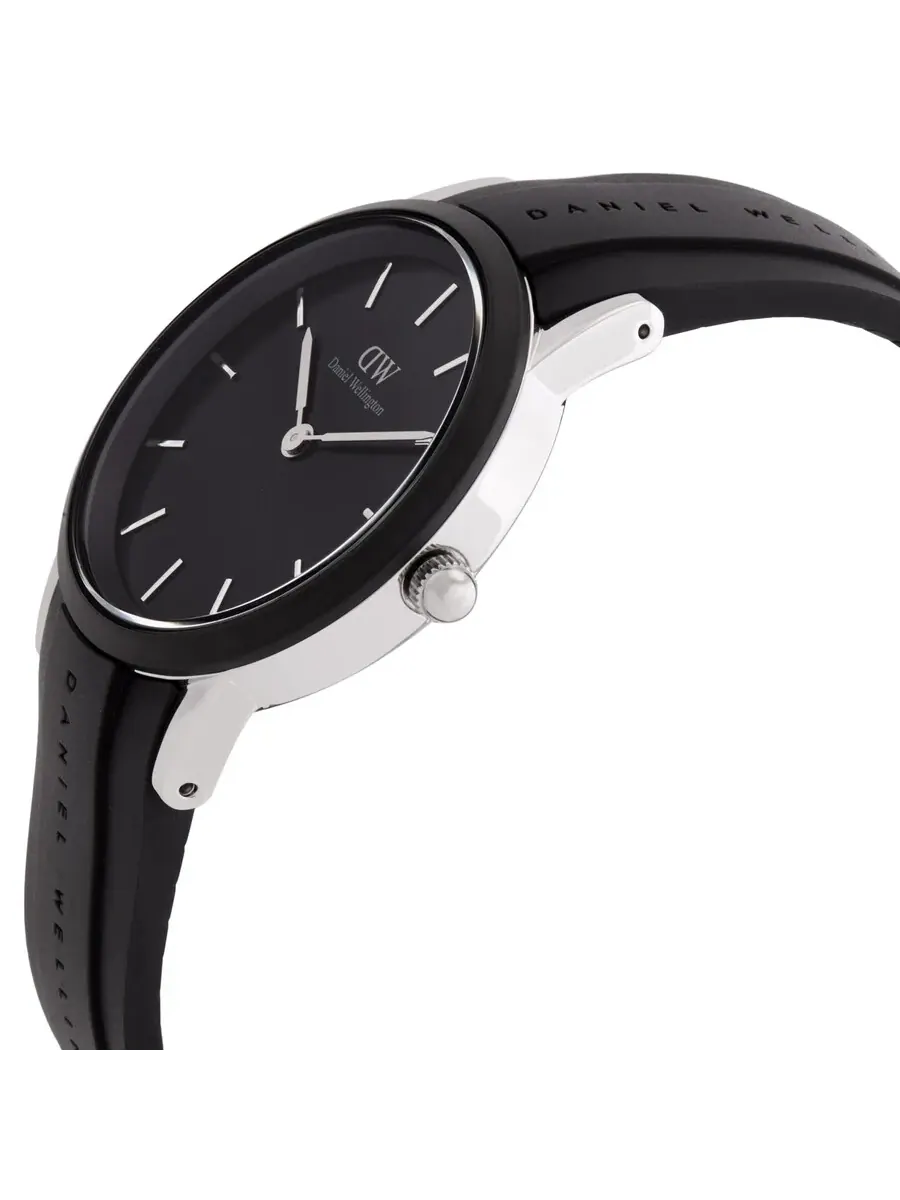 Мужские часы Daniel Wellington Iconic Motion Quartz с черным циферблатом DW00100436 — 2