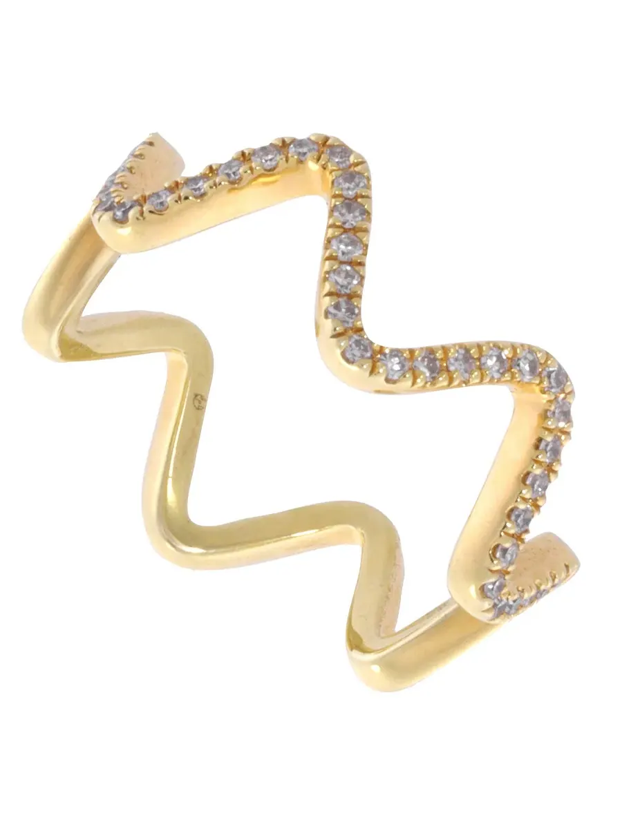 Кольцо Diamanti Per Tutti Stardust Gold с украшением из бриллианта — золотистый