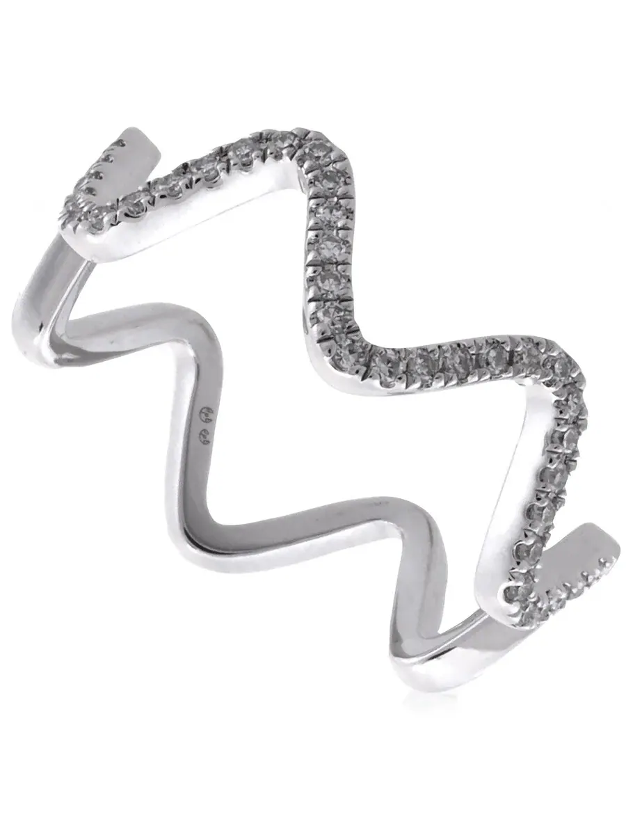 Кольцо Diamanti Per Tutti Stardust White с украшением из белого бриллианта — белый