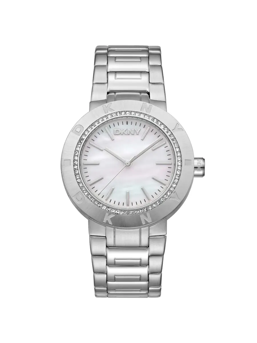 Женские часы DKNY Fashion с перламутровым циферблатом DK1L023M0015 — серебристый