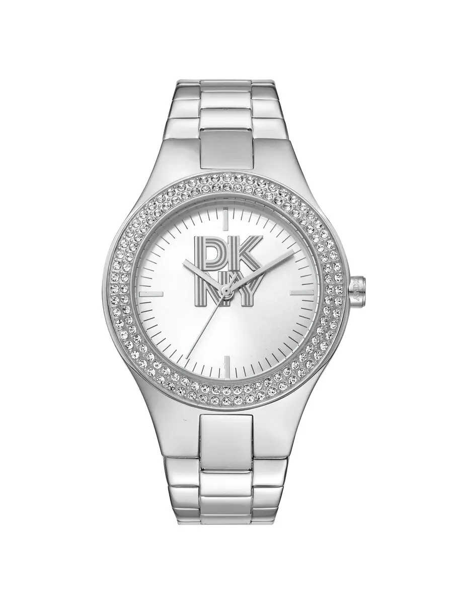 Женские часы DKNY с серебристым циферблатом DK1L025M0015 — серебристый