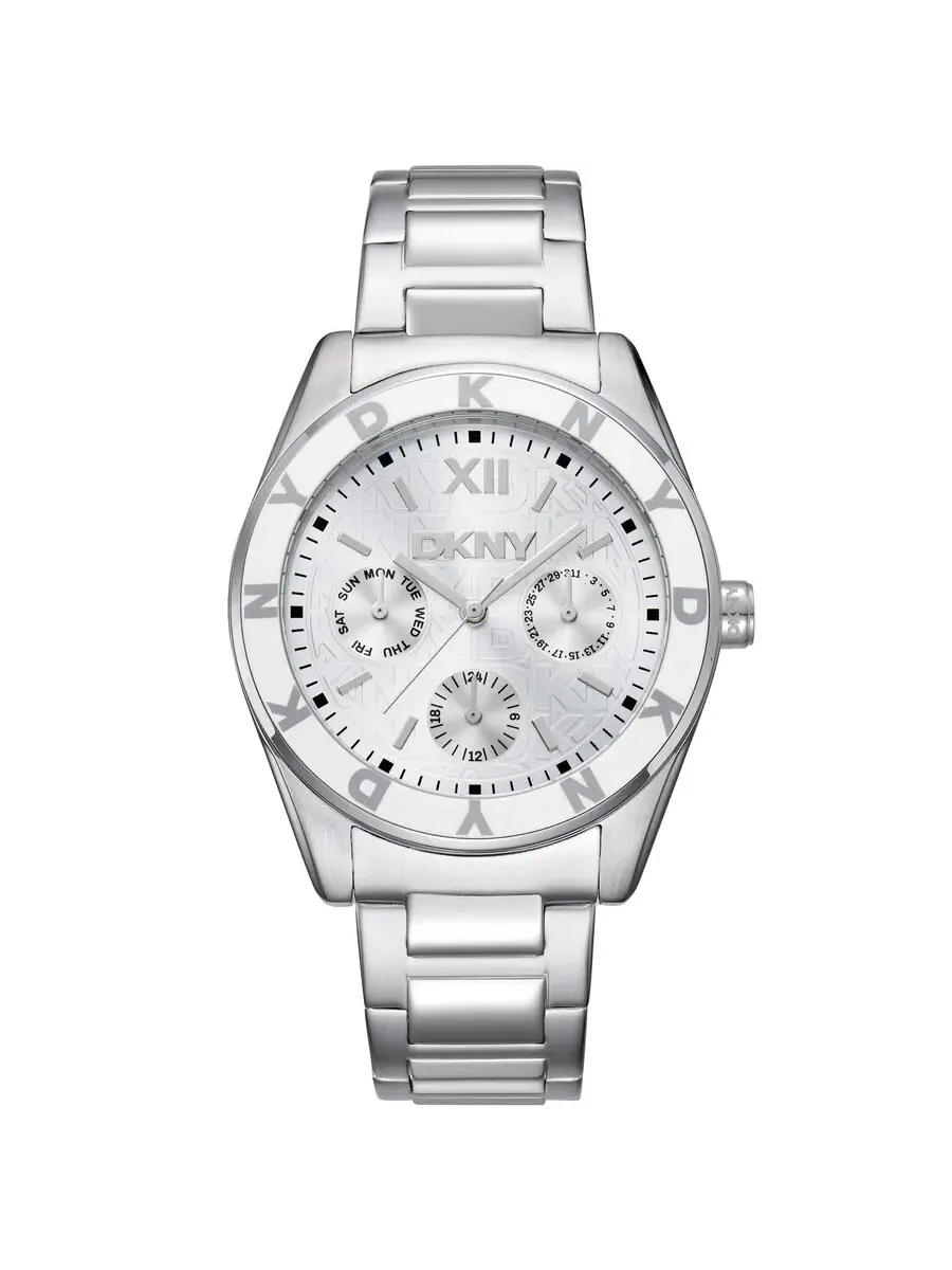 Женские часы DKNY с серебристым циферблатом DK1L073M0015 — серебристый