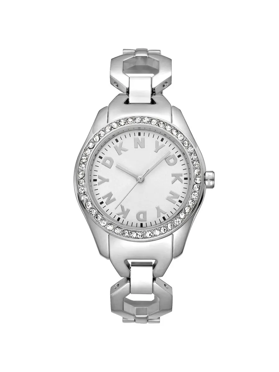 Женские часы DKNY с серебристым циферблатом DK1L075M0015 — серебристый