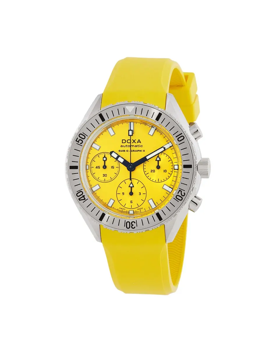 Мужские часы Doxa SUB 200 C-Graph II Chronograph Automatic 797.10.361.31 — серебристый