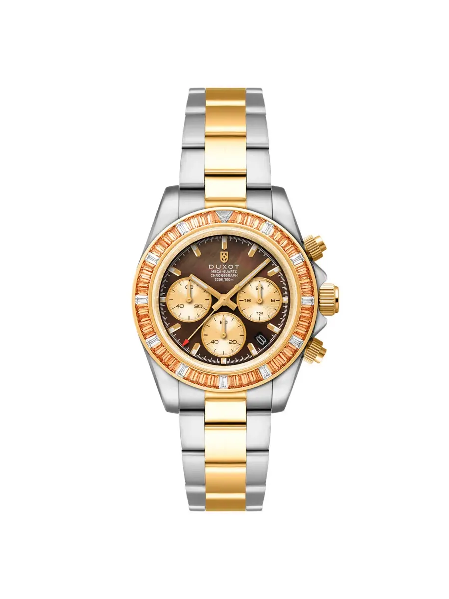Мужские часы Duxot Accelero Rainbow Brown Dial DX-2064-77 — коричневый
