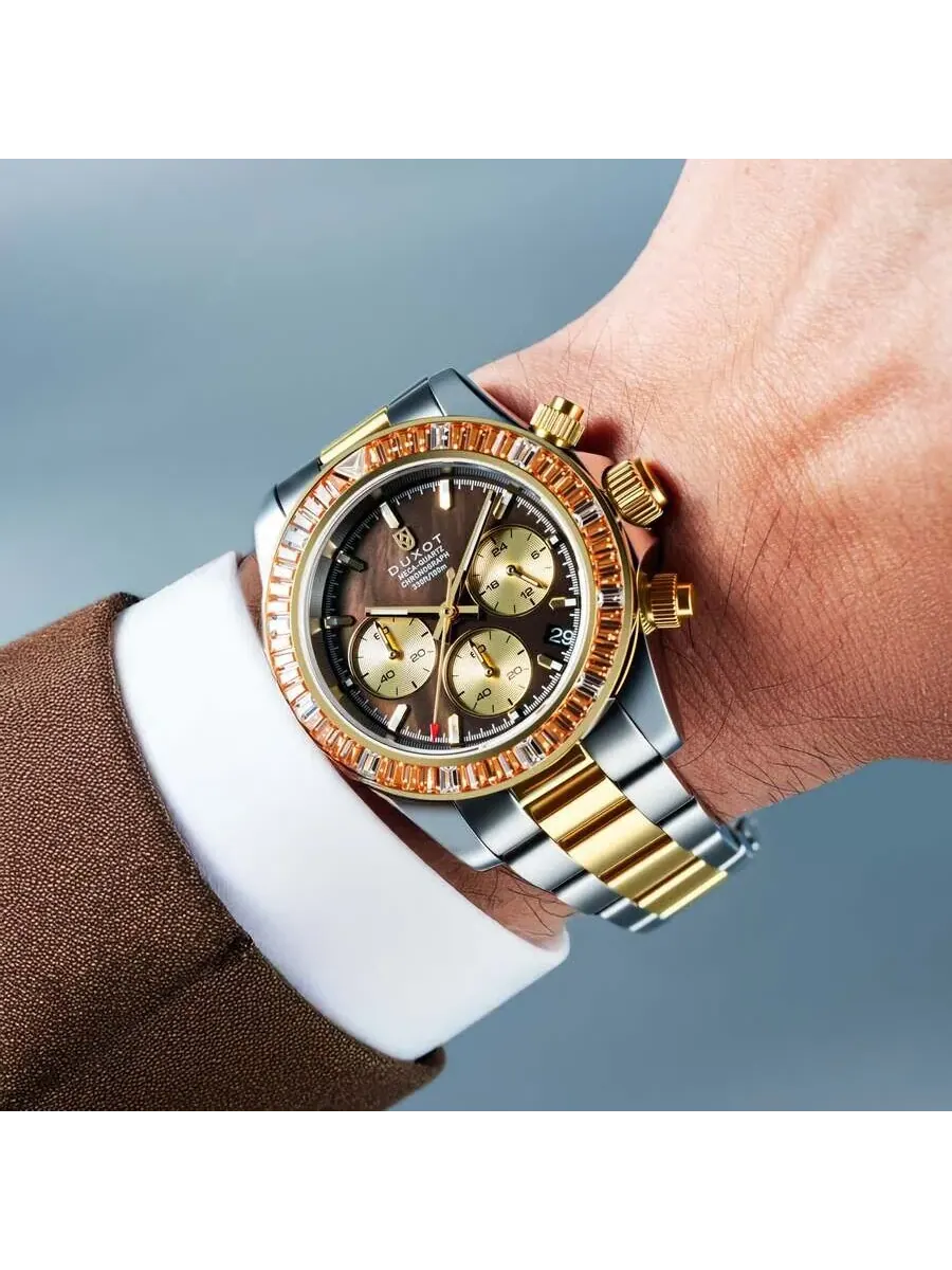 Мужские часы Duxot Accelero Rainbow Brown Dial DX-2064-77 — изображение 2 из 5, оттенок коричневый