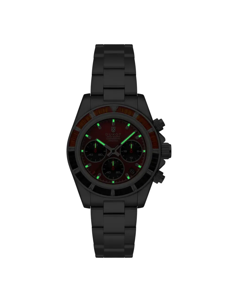 Мужские часы Duxot Accelero Rainbow Chronograph Quartz с красным циферблатом DX-2064-AA — изображение 3 из 4, оттенок красный