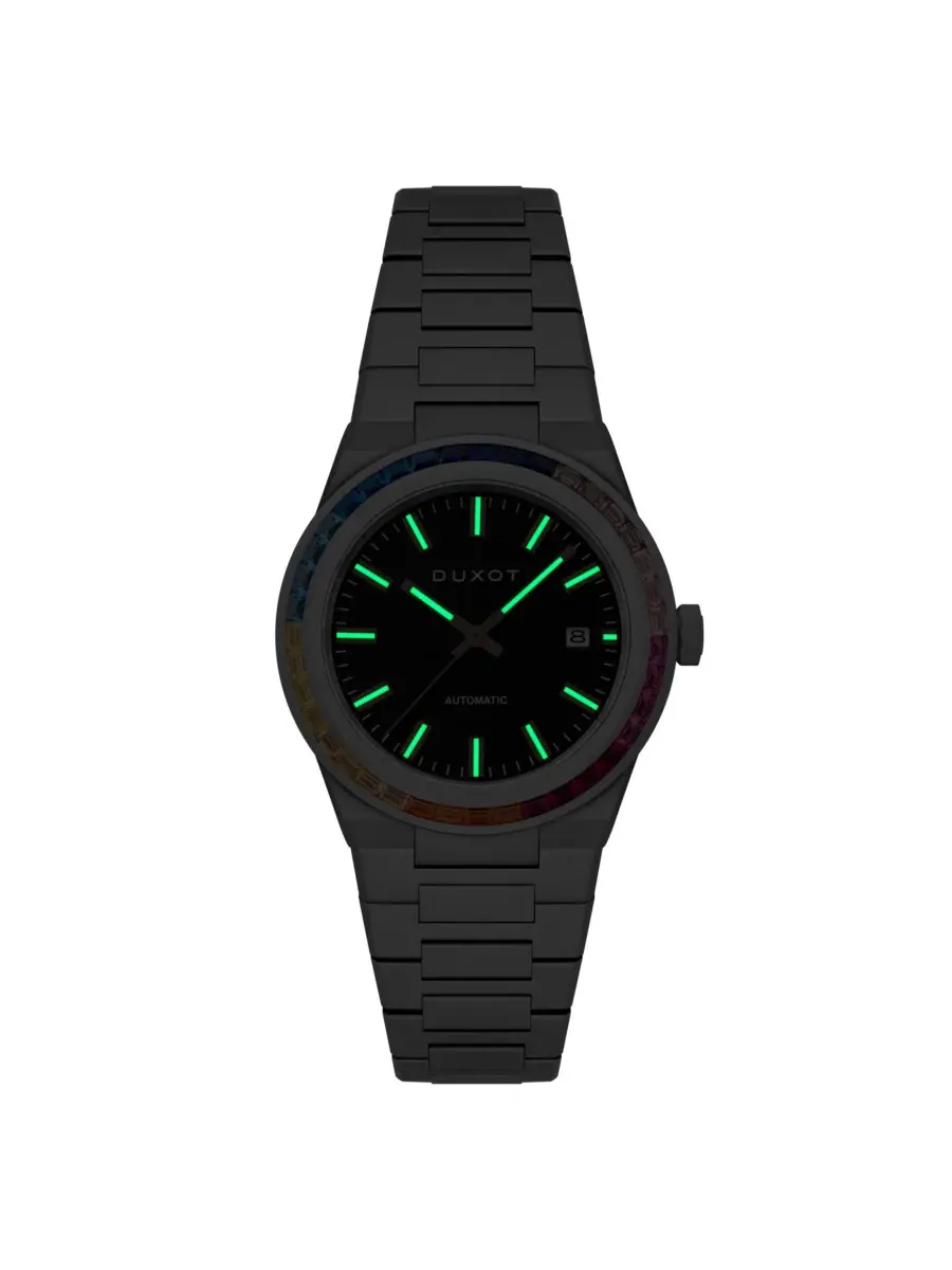 Мужские часы Duxot Alicante Rainbow Black Dial DX-2075-44 — изображение 2 из 3, оттенок черный