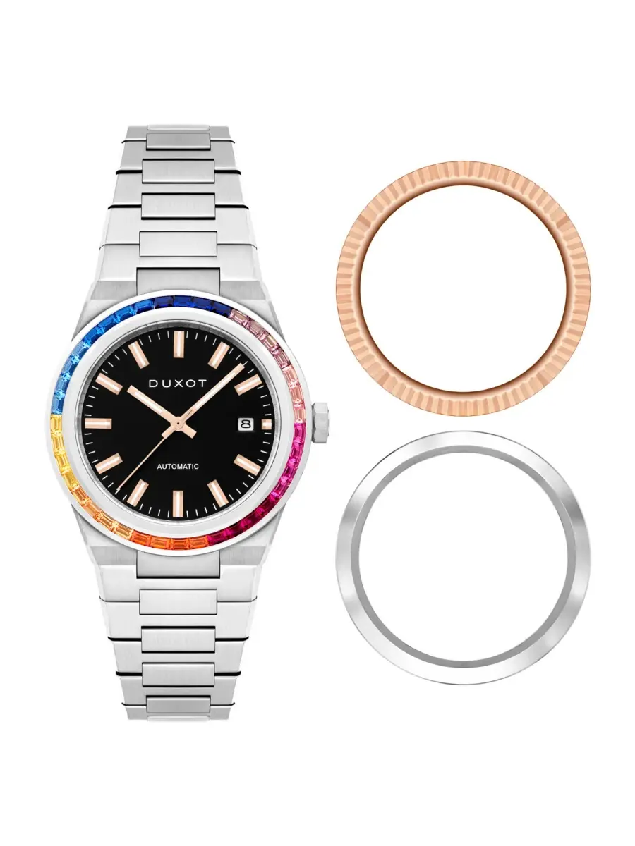 Мужские часы Duxot Alicante Rainbow Black Dial DX-2075-44 — изображение 3 из 3, оттенок черный