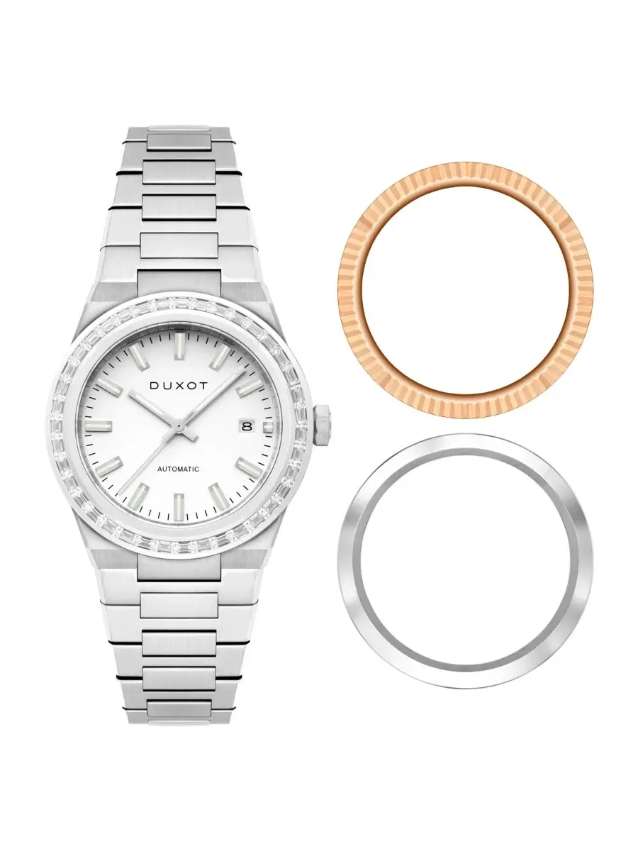 Мужские часы Duxot Alicante Rainbow White Dial DX-2075-22 — изображение 3 из 3, оттенок серебряный