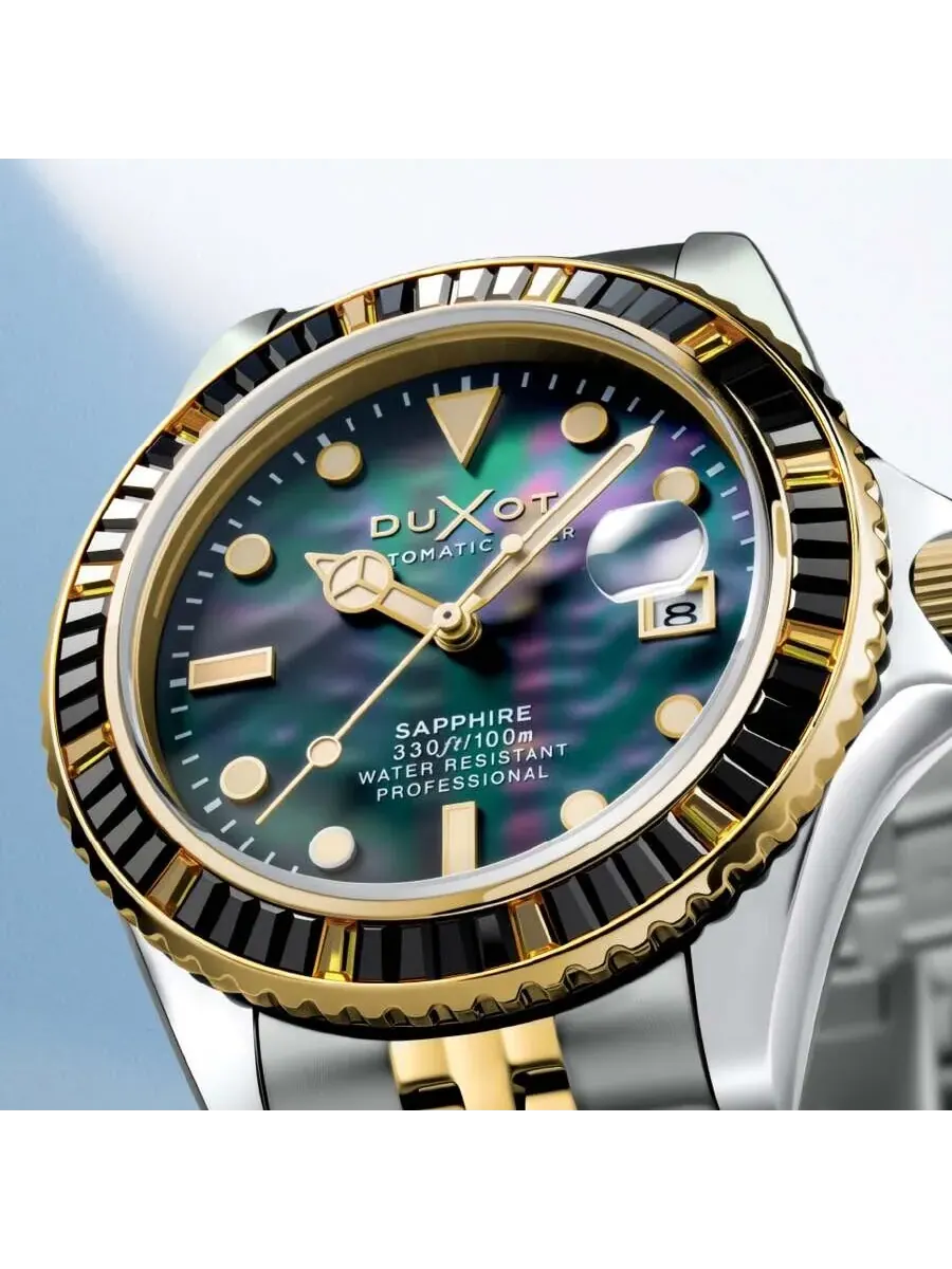 Мужские часы Duxot Atlantica 40 Automatic с черным циферблатом DX-2077-99 — изображение 2 из 3, оттенок черный