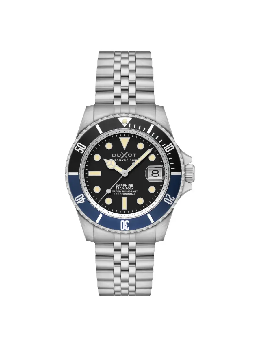 Мужские часы Duxot Atlantica Diver с черным циферблатом DX-2057-22 — черный