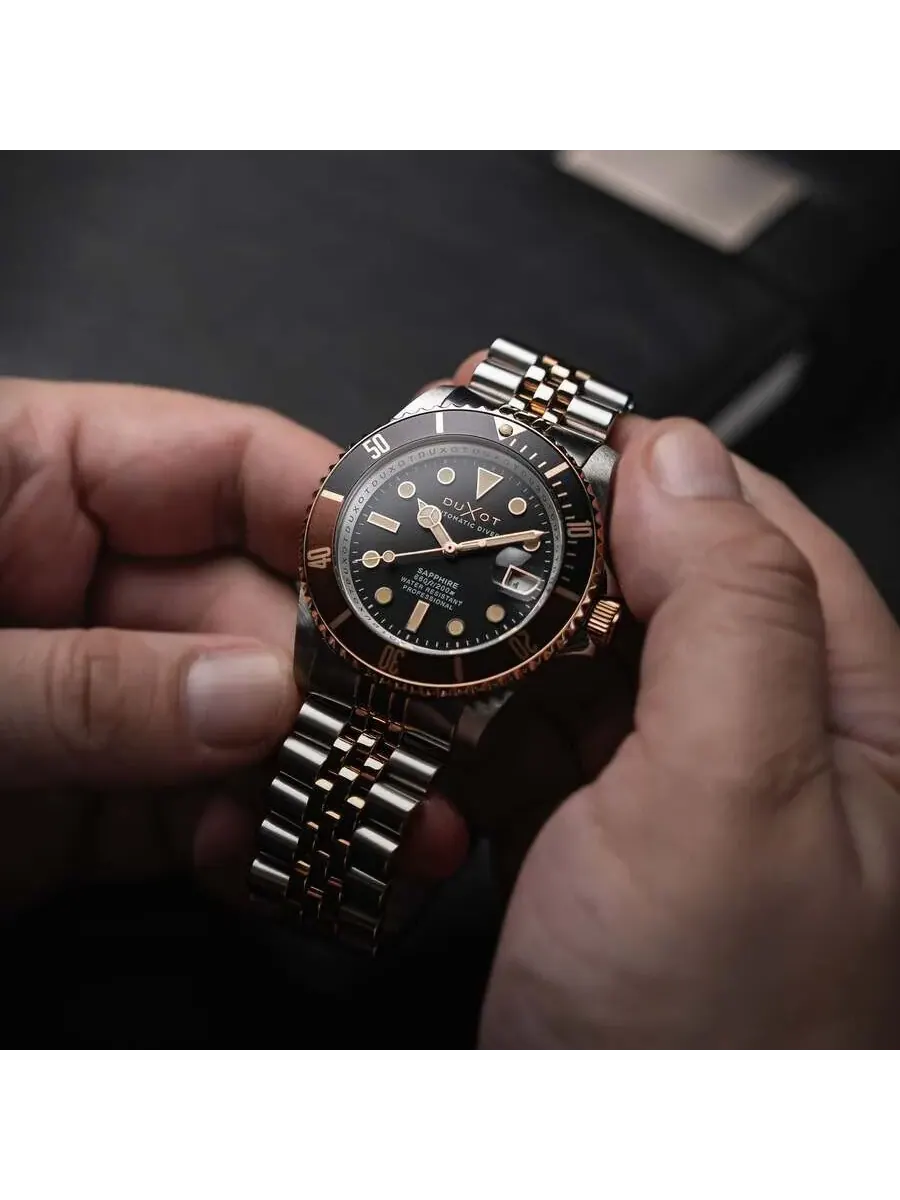 Мужские часы Duxot Atlantica Diver с черным циферблатом DX-2057-66 — изображение 2 из 4, оттенок черный