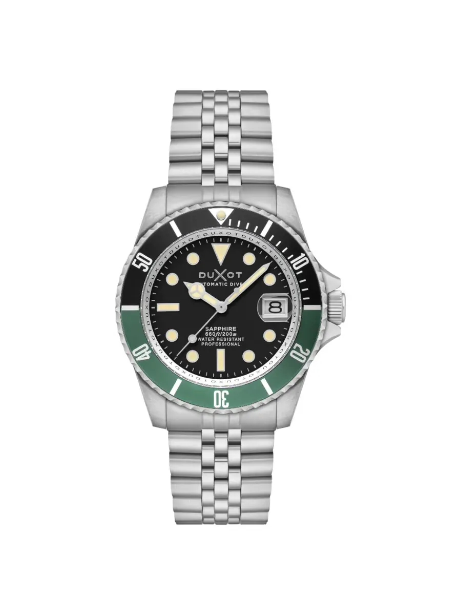 Мужские часы Duxot Atlantica Diver с черным циферблатом DX-2057-77 — черный