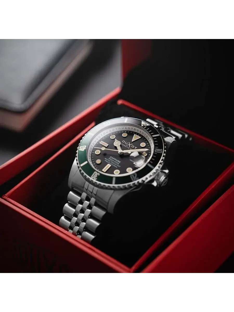 Мужские часы Duxot Atlantica Diver с черным циферблатом DX-2057-77 — изображение 3 из 4, оттенок черный