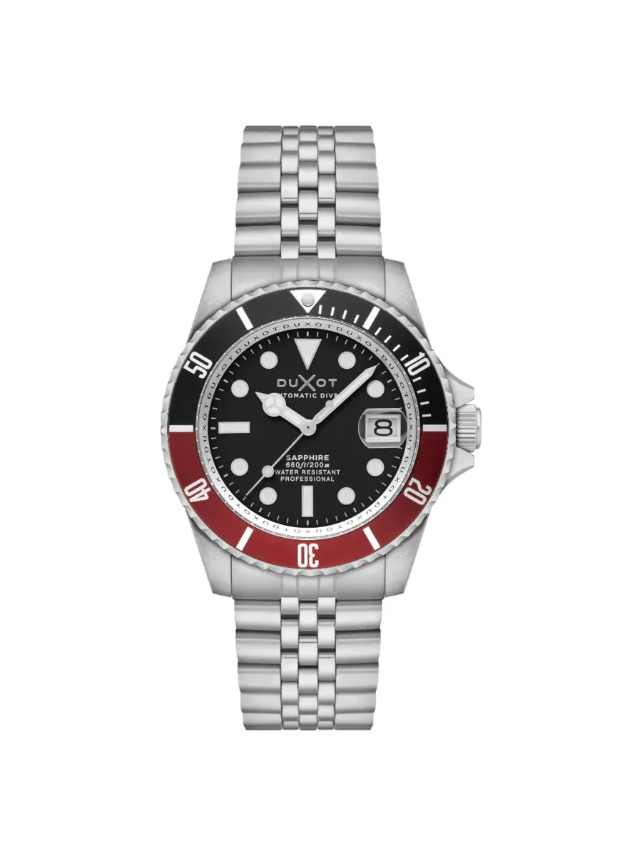 Мужские часы Duxot Atlantica Diver с черным циферблатом DX-2057-88 — черный