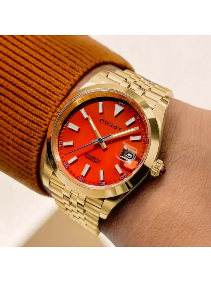 Мужские часы Duxot Vezeto Brown Dial DX-2061-GG — изображение 2 из 5, оттенок коричневый