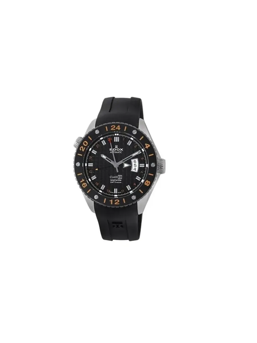 Мужские часы Edox Class 1 Automatic с черным циферблатом 93002 TIN NIN — изображение 1 из 1, оттенок черный