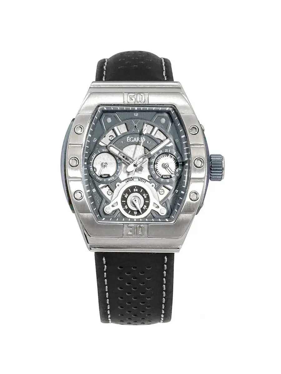 Женские часы Egard Patiot Classica Quartz с серым циферблатом WCH-5076-G0H341 — серебристый