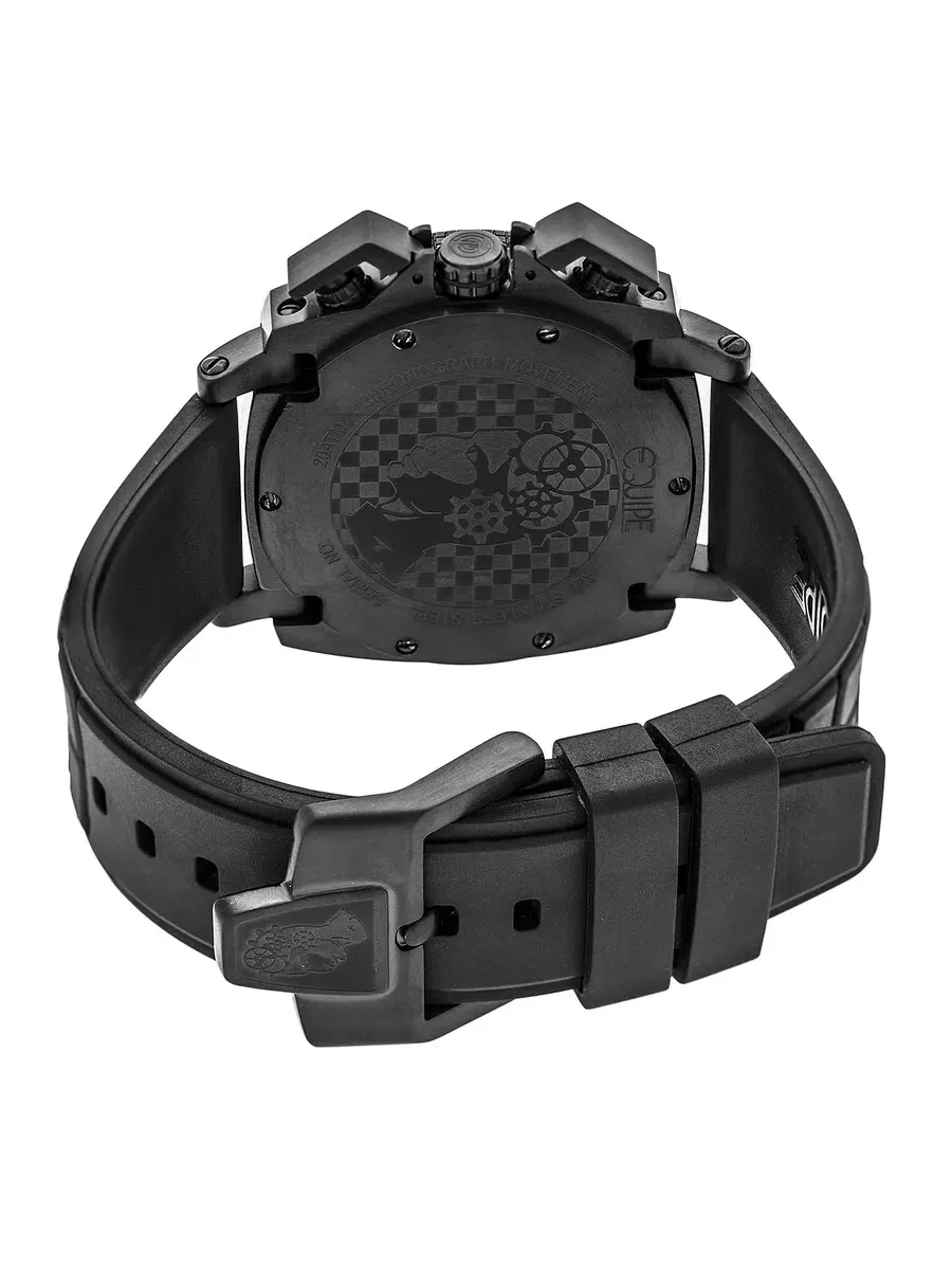 Мужские часы Equipe Tritium Push Chronograph с белым циферблатом ET303 — изображение 2 из 3, оттенок черный