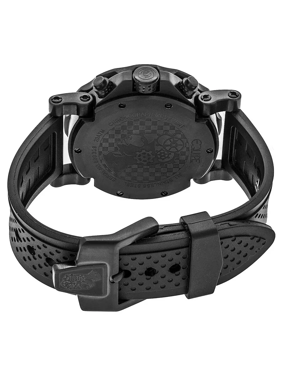 Мужские часы Equipe Tritium Rivet Chronograph с белым циферблатом ET207 — изображение 2 из 3, оттенок черный