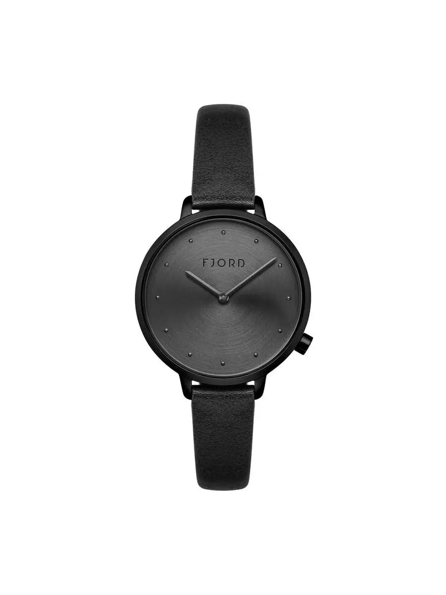 Женские часы Fjord Gyda с черным циферблатом FJ-6060-02 — черный