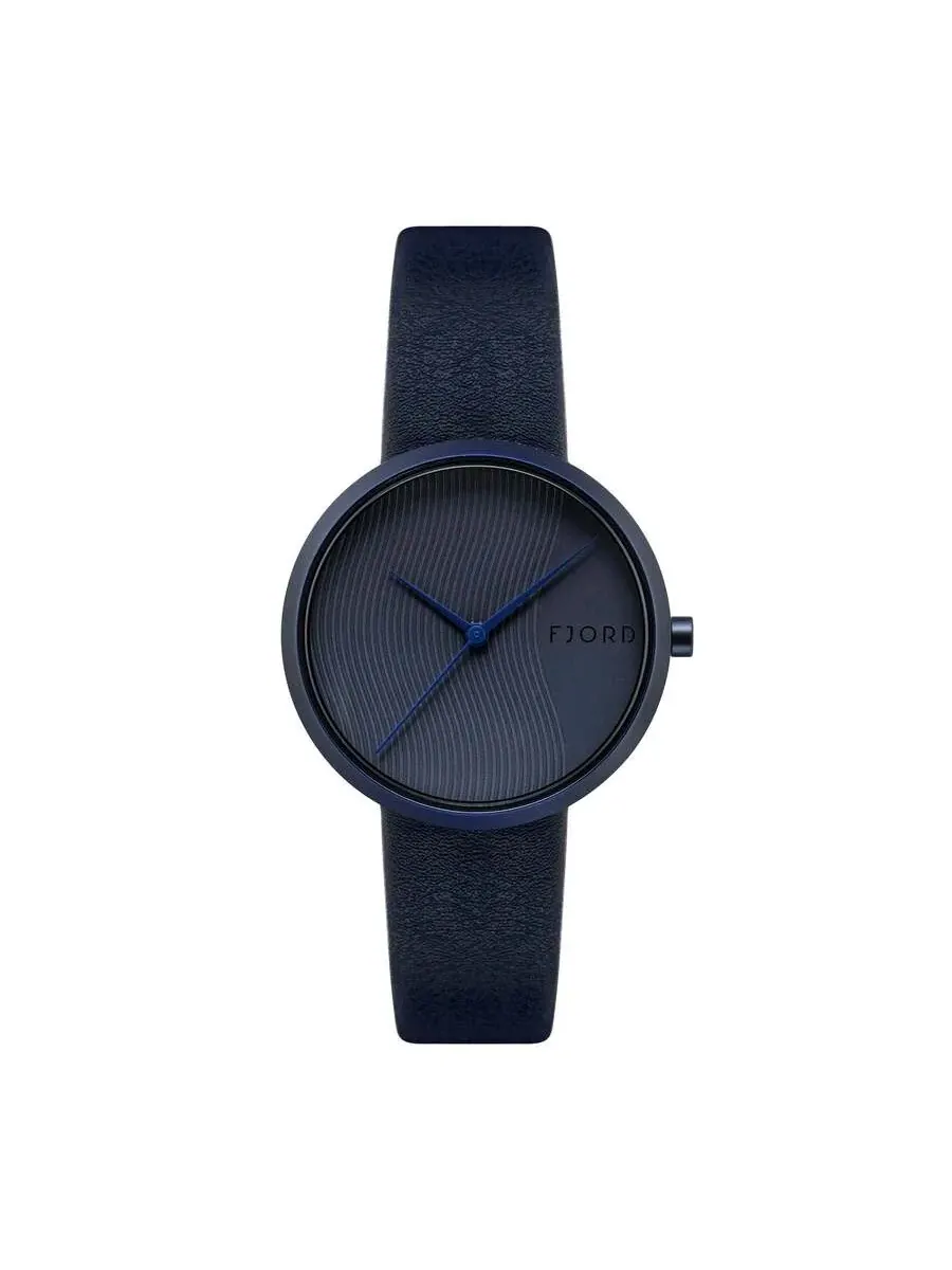Женские часы Fjord Lauren с синим циферблатом FJ-6059-03 — синий
