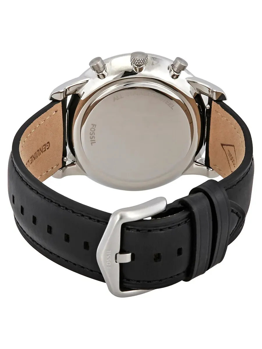 Мужские часы Fossil Neutra Chronograph Quartz с черным циферблатом FS5452 — 3