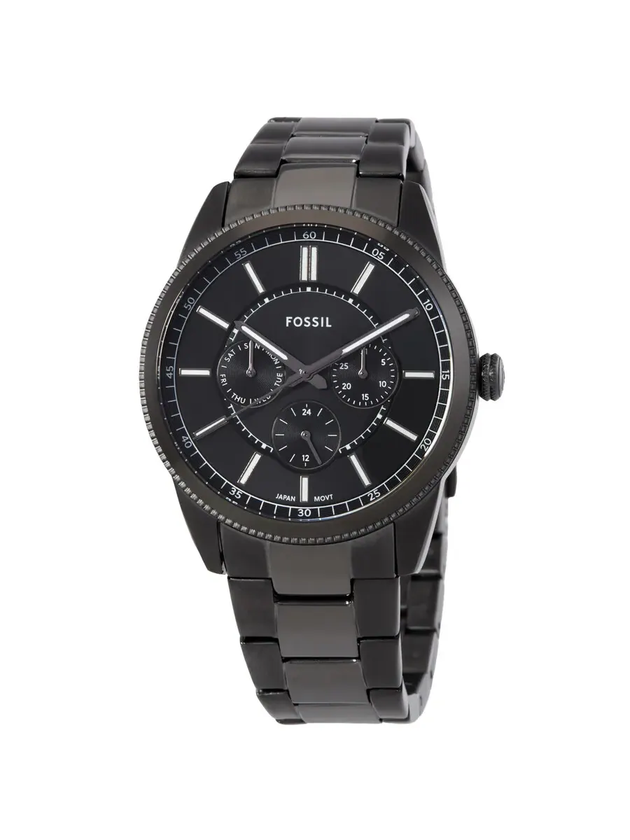 Мужские часы Fossil Pearson с черным циферблатом Quartz FS6136 — изображение 1 из 3, оттенок серый