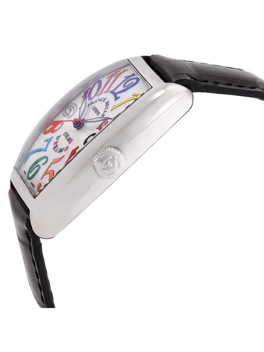 Женские часы Franck Muller Cintree Curvex Automatic с белым циферблатом 5850 SC COL DR AC BK — изображение 2 из 3