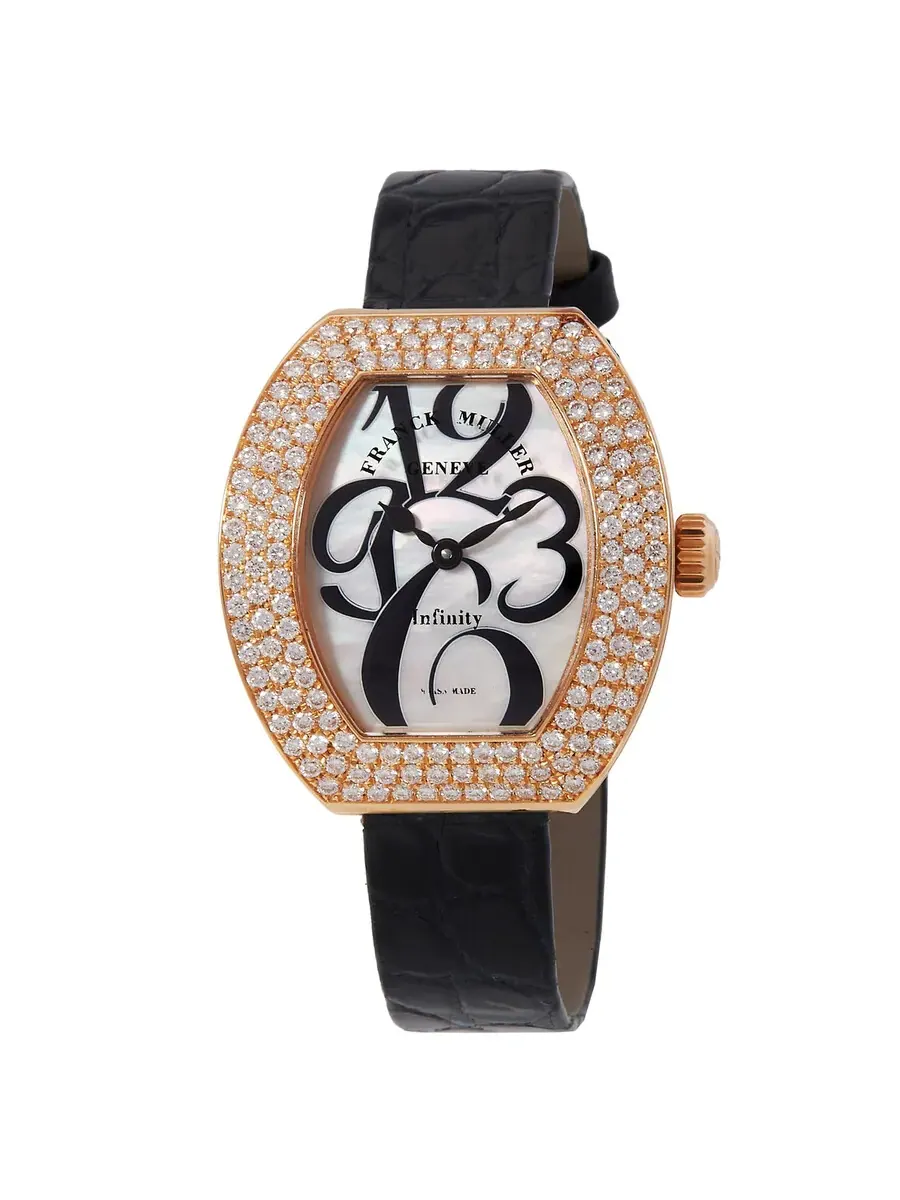 Женские кварцевые часы Franck Muller Infinity с бриллиантами, модель 3530 QZ A D3 5N — изображение 1 из 3, оттенок перламутр