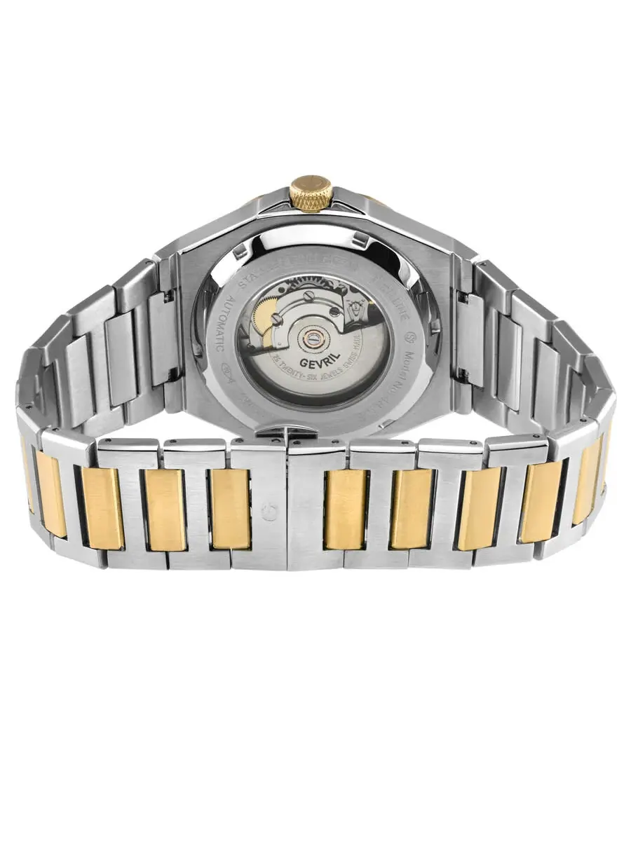 Мужские часы Gevril High Line Automatic с черным циферблатом 48406B — изображение 3 из 3, оттенок черный