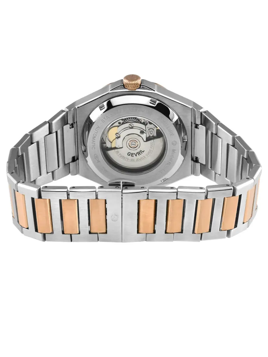 Мужские часы Gevril High Line Automatic с коричневым циферблатом 48403B — изображение 3 из 3, оттенок коричневый