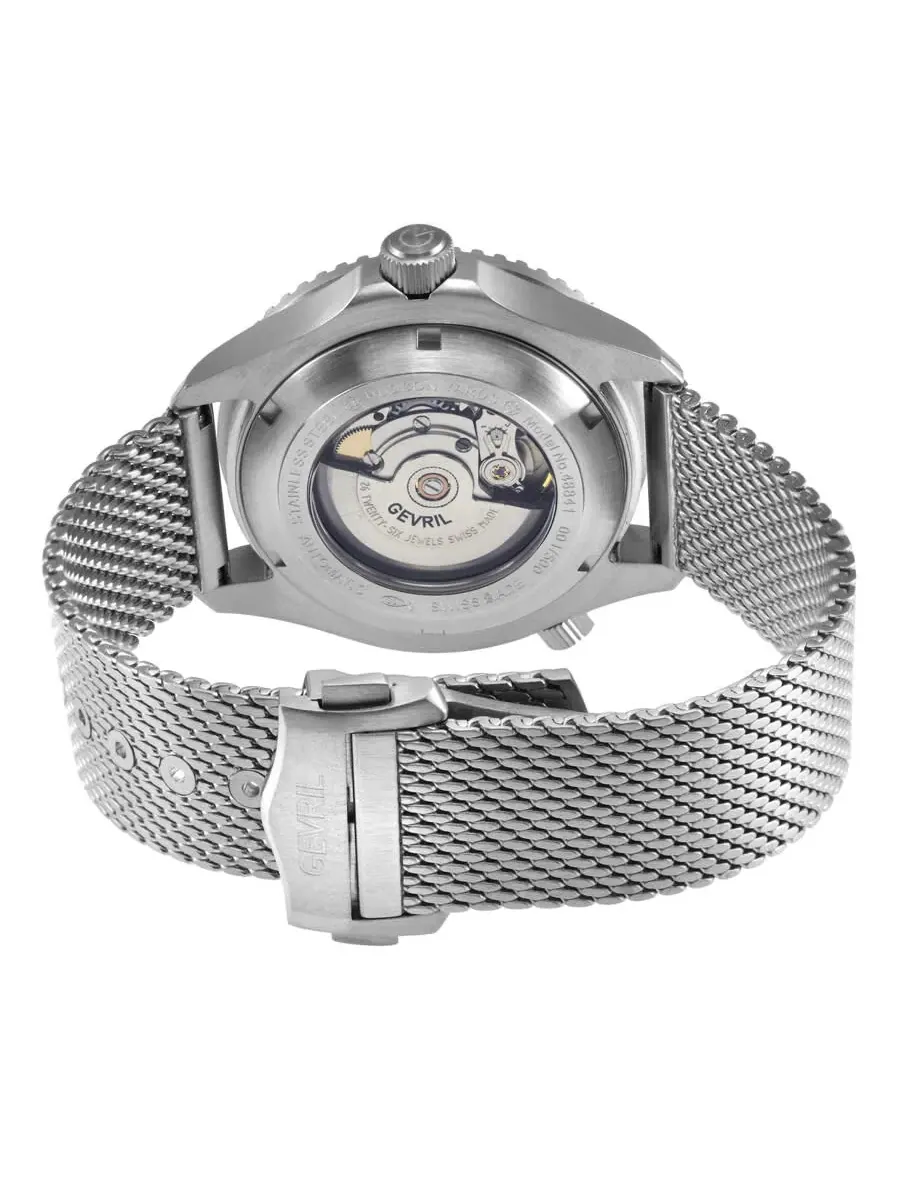Мужские часы Gevril Hudson Yards Automatic с черным циферблатом 48840B — изображение 3 из 3, оттенок черный