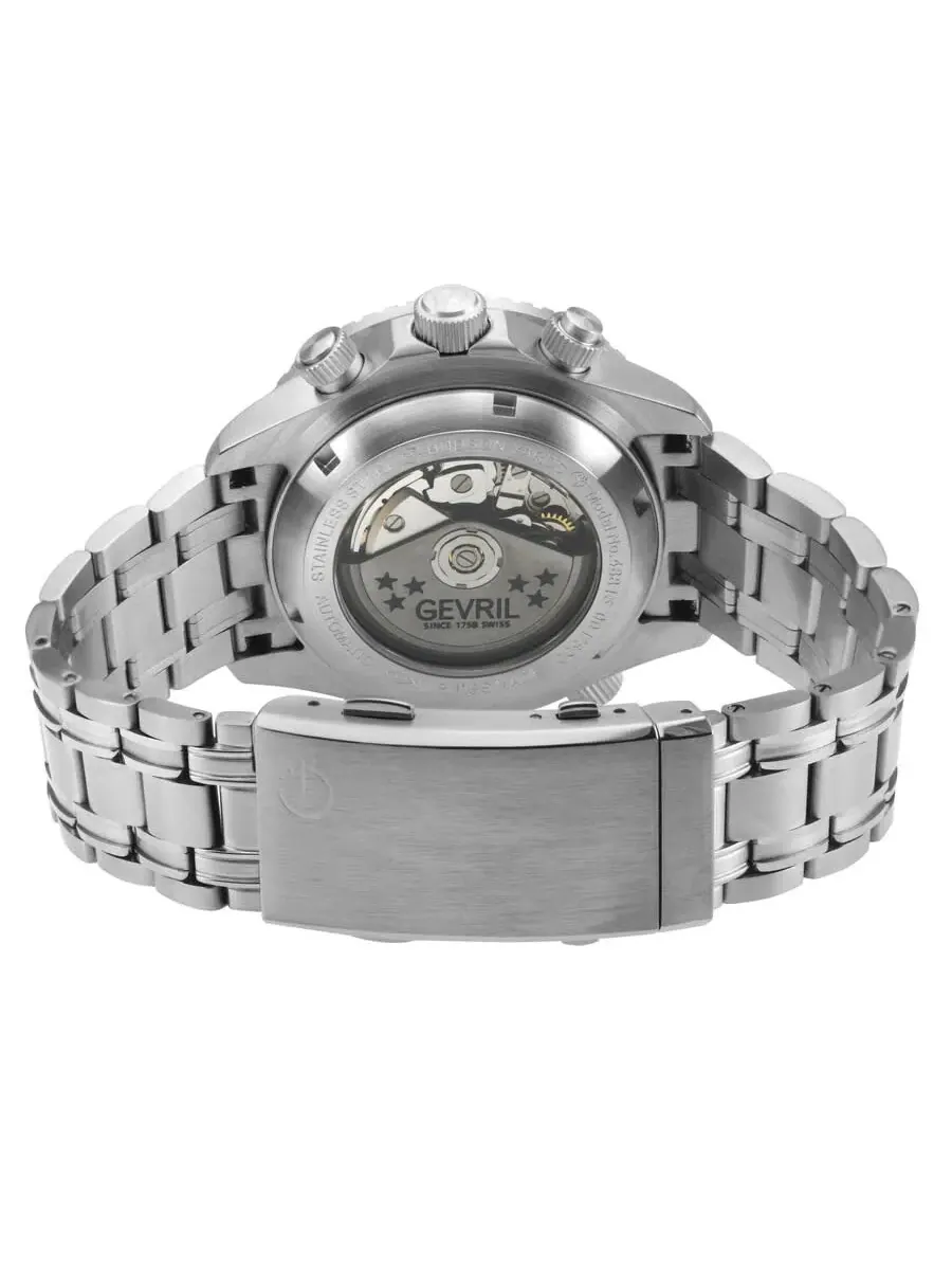 Мужские часы Gevril Hudson Yards Chronograph Automatic с синим циферблатом 48815B — изображение 2 из 3, оттенок синий