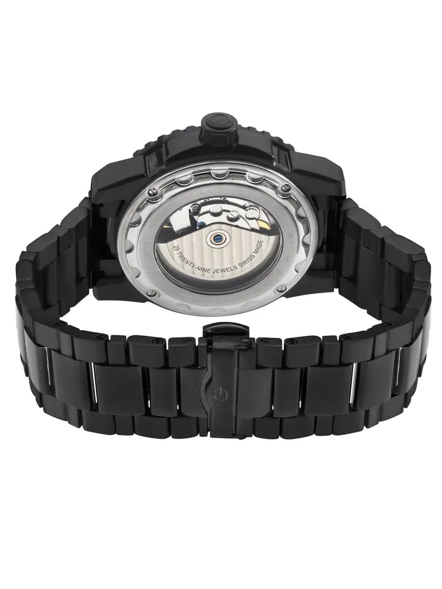 Мужские часы Gevril Seacloud Automatic с черным циферблатом 31229B — изображение 2 из 3, оттенок черный