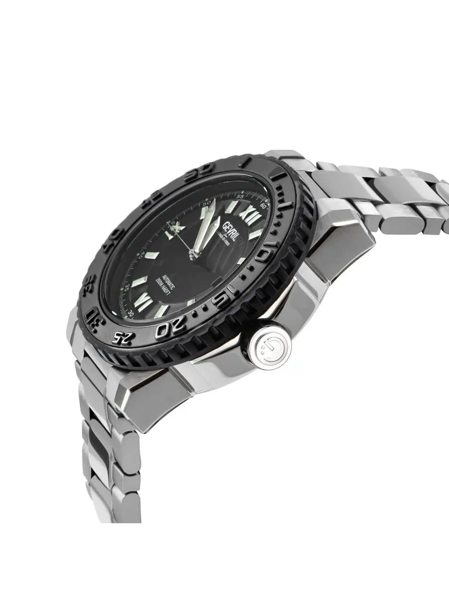 Мужские часы Gevril Seacloud Automatic с черным циферблатом 31249B — изображение 3 из 3, оттенок черный