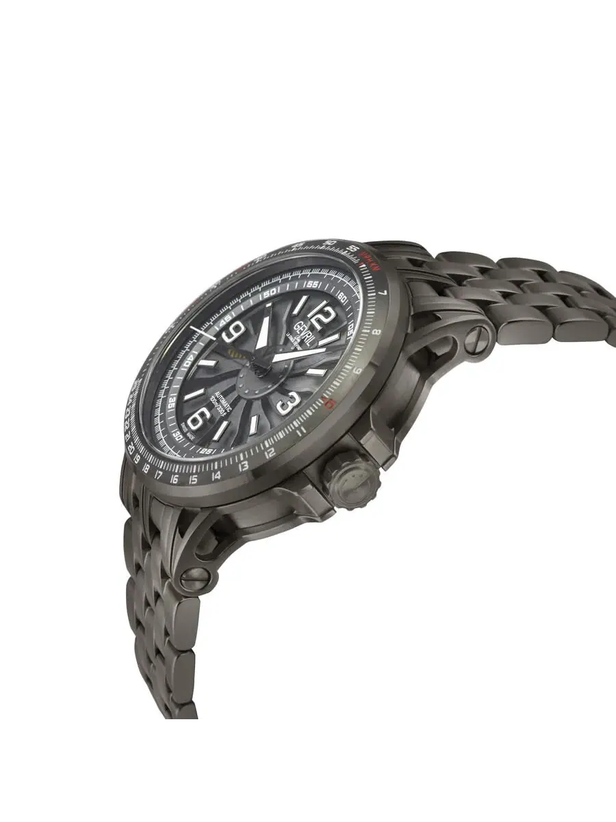 Мужские часы Gevril Wind Master Automatic с серым циферблатом 49300B — изображение 2 из 3, оттенок серый