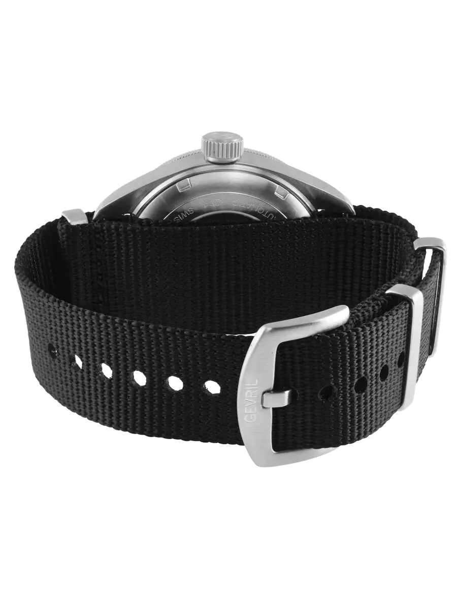 Мужские часы Gevril Yorkville Automatic с зеленым циферблатом 48606N — изображение 3 из 3, оттенок черный
