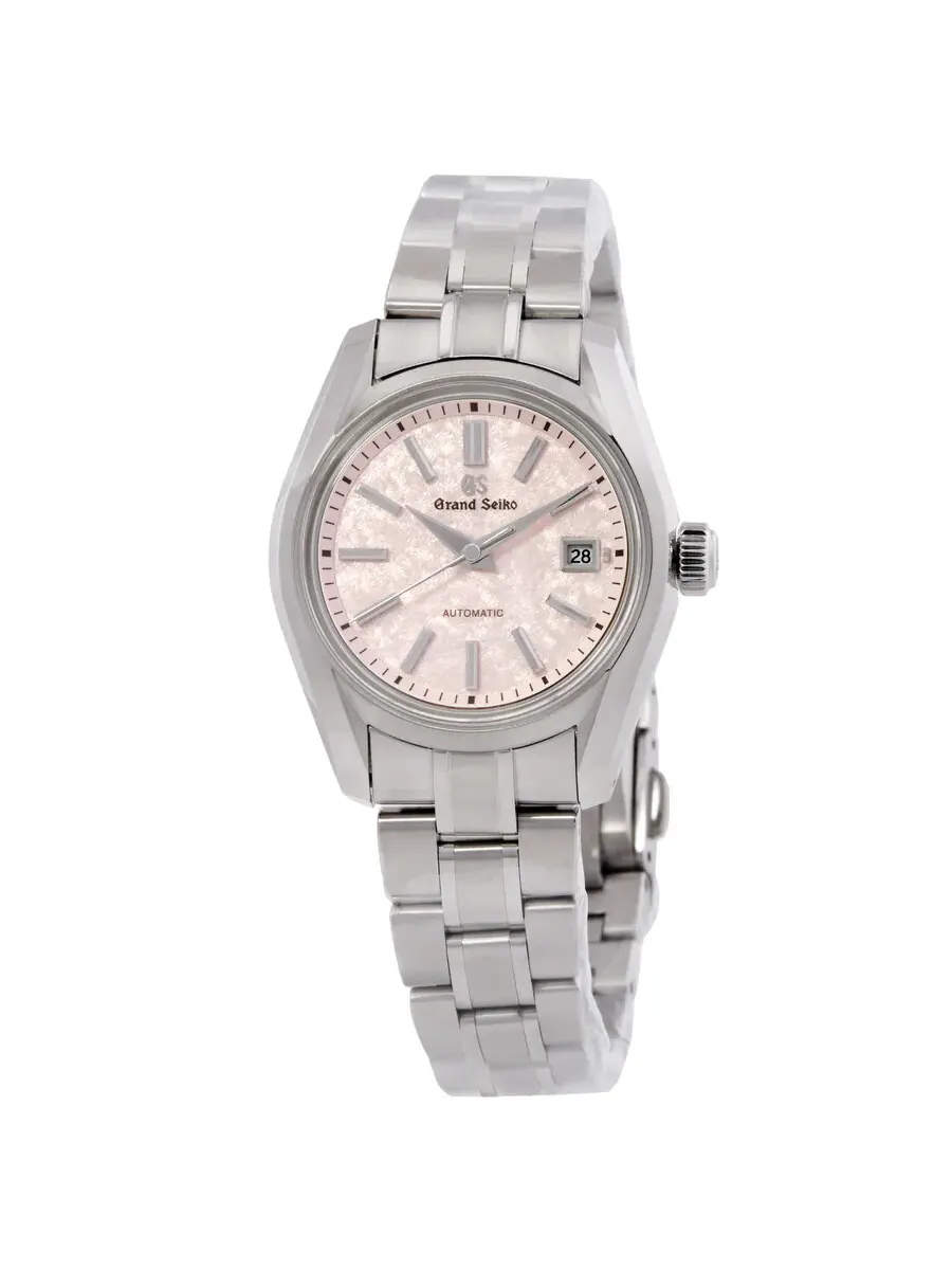Женские часы Grand Seiko Heritage с автоматическим механизмом и розовым циферблатом STGK031G — изображение 1 из 3