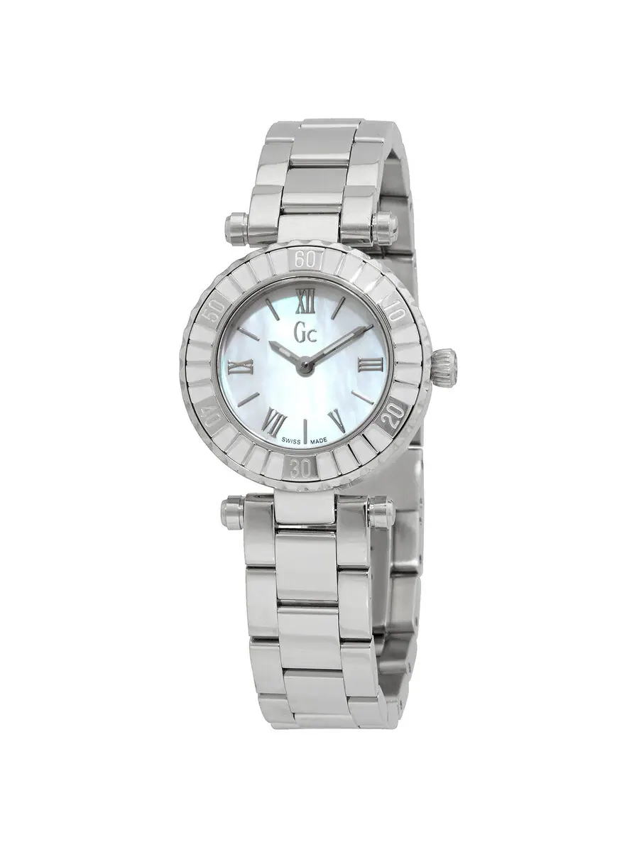 Женские часы Guess Precious Quartz с белым циферблатом GCX70018L1S — изображение 1 из 3, оттенок серебряный