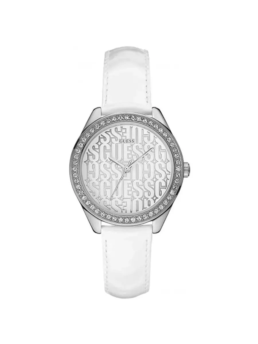 Женские кварцевые часы Guess Trance с серебристым циферблатом W0560L1 — изображение 1 из 1, оттенок серебряный